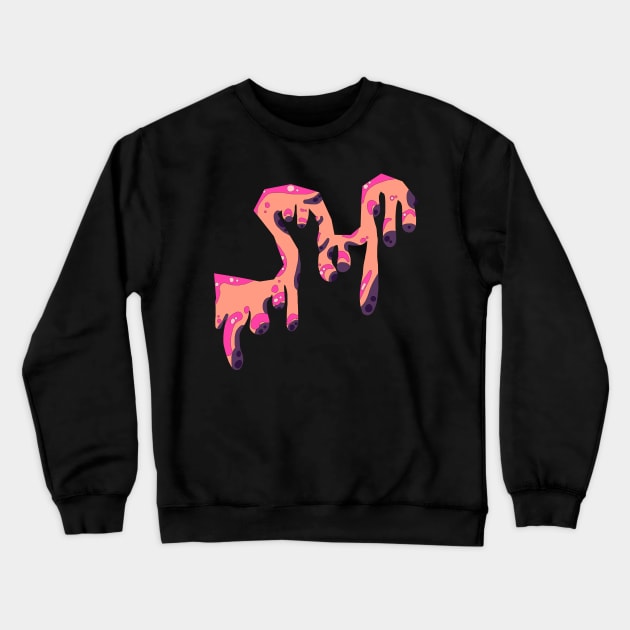 Abstract droplets Crewneck Sweatshirt by Mushcan